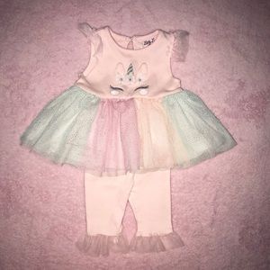 Sparkly Unicorn Outfit for Baby Girls Little Lass